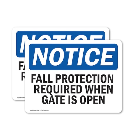 Signmission 5 in Height, 7 in Width, Vinyl Decal, Rectangle OS-2PACK-NS-D-57-L-12466